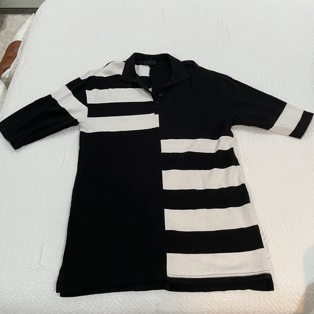 Monki Oversized Rugby Shirt Dress